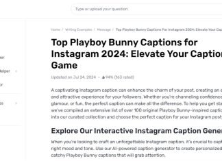 What Are the Key Features of Effective Playboy Bunny Captions Created by Gauth?